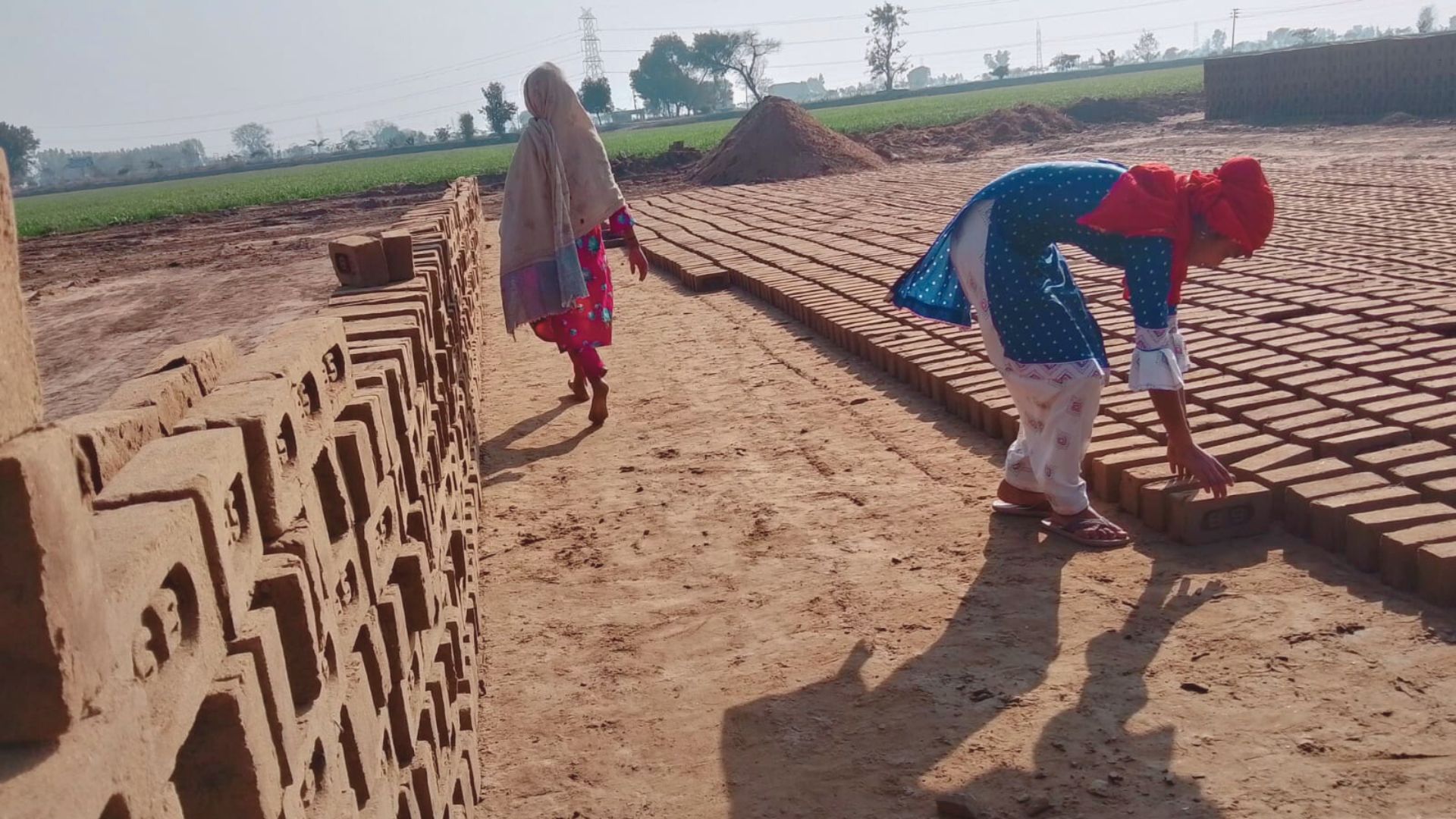 Child bonded labourers